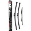 HQ AUTOMOTIVE Spazzole tergicristallo per MERCEDES Classe Gla H247 (2020 e | Set di 3 pezzi anteriori da 66 cm + 19 pollici e posteriori da 33 cm, Merc., gomma rivestita in grafite