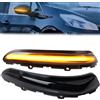 Fouedy Indicatori di direzione dinamici a LED nello specchietto retrovisore per Peugeot 2008 208 2013-2020 per Citroen C3 C4 Cactus 2016