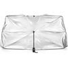 Generico Parasole Auto Parabrezza Interno a Ombrello 125x65cm - Protezione UV Raggi Solari - Pieghevole Apertura Rapida - Accessori Auto Interno Universale - Telo Proteggi Cruscotto Abitacolo
