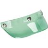 Okiyakusama Casco Visor Picco Sostituire La Parte Sun Protector per 3/4 Caschi, Verde