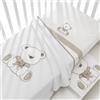 Erbesi Set Lenzuola Letto 3 Pezzi Tortora - Collezione Tato