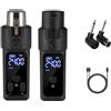 No 2X(Convertitore per Microfono UHF XLR Ricaricabile Trasmettitore e Ricevit2787