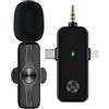 No 2X(Microfono Lavalier per Cellulare Attrezzatura per Trasmissione I3991