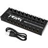 No Mixer Stereo Professionale A 8 Canali, Mixer Audio Portatile con Funzionali7711