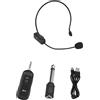 No 2X(Set di Microfoni Lavalier da 2,4 GHz per Insegnanti, Guide Turistiche e2257
