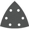 Bosch 5x Foglio abrasivo PRO F355 per levigatrici a delta (per Calcestruzzo, Pietra dura, Ø 93x93 mm, Grano 320, Professional Accessorio Utensile multifunzione, Levigatrice a delta)
