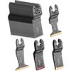 VEVOR Set da 60 Lame per Utensile Oscillante, Lame Universali per Multiutensile a Rilascio Rapido, 5 Tipi per Legno, Plastica e Metallo Morbido, Design Compatibili con DeWalt, Ryobi, Milwaukee e Bosch