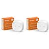 SONOFF SNZB-05P Zigbee Rilevatore di acqua ,sensore di acqua per la casa intelligente, rilevatore di acqua per cucine, monitor dell'acqua compatibile con Alexa e Google Assistant, richiede Zigbee Hub