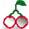 SELETTI PIXEL MIRROR SPECCHIO CHERRIES 17054