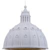 SELETTI CUPOLONE LAMPADARIO IN RESINA BIANCO 07975
