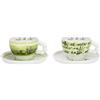 THUN - Set 2 Tazze Medie con Piattino, Collezione Caffè al Volo8,95x6,10H 210cc D14,6