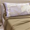 PETTI Artigiani Italiani - Lenzuola in Cotone con Federe in Stampa Digitale, Lenzuola Una Piazza e Mezza, Completo Letto Una Piazza e Mezza, Fango, 100% Made in Italy