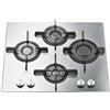 HOTPOINT - Piano Cottura FTGHL 641 D / HA (IX) a Gas con Bruciatore Vertical Flame 4 Fuochi Gas Colore Inox