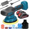 BJdfgE Lucidatrice for auto a batteria 6 marce di velocità automatica elettrica regolabile Pulizia domestica Ceretta for metalli Levigatura del legno
