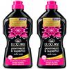 Generico Luxury Pavimenti e Superfici Nota Rosa, Detergente Concentrato per Pavimenti e Superfici, Sgrassante Igienizzante, Profumo Intenso e Lunga Durata, Made in Italy - 2 Unita da 1,25 L