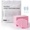 Generico Pastiglie per la pulizia dei pavimenti da 100 pezzi Detergente multisuperficie, pastiglie profumate per la manutenzione dei pavimenti, per legno duro (peach hibiscus)