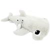 Les Déglingos Les PTIPOTOS by Peluche Maman Bebe - Douce - Regalo per nascita, motivo: chiodo lo squalo, martello, mamma e bambino, 57 cm, grigio chiaro