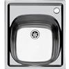 FOSTER Lavello Cucina 1 Vasca Incasso Larghezza 44 cm materiale Acciaio Inox finitura Spazzolata - 1144 001 Serie S1000