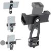 UTEBIT Supporto per Treppiede per Ttelefono Cellulare in Metallo,Treppiede Portacellulare con Slitta Fredda, con Cold Shoe per Flash e vite da 1/4"Adattatore Cellulare Ruotabile di 360°per iPhone
