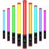 Plyisty Bacchetta Luminosa Portatile, Bastoncino a LED a LED RGB a Colori con Telecomando, 3000K-6000K, con Batteria Ricaricabile da 3000 MAh