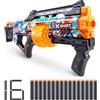 XSHOT X-Shot Skins Last Stand Blaster - Moderna Sonic Skin di ZURU Sonic The Hedgehog Design con 16 freccette, Slam Fire Action, tecnologia Air Pocket Dart, giocattolo in schiuma per bambini,