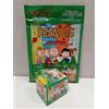 ALBUM FIGURINE PEANUTS SNOOPY CON 5 BUSTINE + SCATOLA 36 BUSTINE FIGURINE PANINI