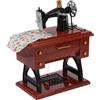 SODIAL Wind Vintage macchina per cucire di stile di Music Box meccanico I9A91104