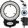 SODIAL 144LED luce del miniscopio ,stereo miniscopio 144LED miniscope light EU E2F4