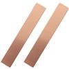 SODIAL 2X(Anodo di Rame Puro 2 Pezzi, 6 X 1 X 0,04 Pollici (19 GA) Strisce di Elet5811
