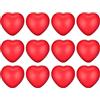SODIAL 2X(12 Palline Antistress un Forma di Cuore Rosso per San-, Palline Antistre7034