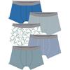 Petit Bateau Set di Boxer per Bambini in Cotone Stampato Torre Eiffel