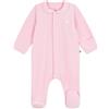 Petit Bateau Pigiama Bambino in Velluto a Tinta Unita