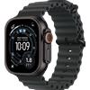 Apple Watch Ultra 3 (2025) 5G 49mm Black Titanium Case with Ocean Band - Black