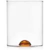 Bicchiere Tumbler Luna Punto Ambra Ichendorf Milano in Vetro Borosilicato