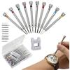 Carehabi 10 Pezzi Set Cacciaviti Precisione Orologiaio, 0.6-2.0 mm Cacciavite di Precisione per Occhiali Orologio, Kit Riparazione Orologi, per Riparazioni di Precisione di Occhiali, Gioielli e Parti di Tele