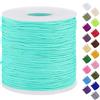 Uiopa Filo Nylon per Braccialetti 0,7mm x 120m Filo Braccialetti Fai da Te Cordone Perline per Collana, Bracciale, Creazione di Gioielli, Macramè, Artigianato