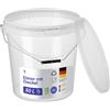 BenBow Secchio con coperchio trasparente da 30 l, 5 x 30 l, per alimenti, stabile, ermetico, a prova di perdite, inodore, contenitore di conservazione in plastica, con maniglie, vuoto