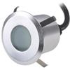 Lampo Lighting Technology LMOFC3W12VBC FC3W Faretto LED di ridotte dimensioni calpestabile per esterno POTENZA 3W 12V 230 LUMEN BIANCO CALDO 3000K CAVO 30 CM metallo Silver CRI >80Ra APERTURA FASCIO 60° IP 65