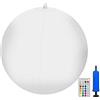 Generic Luce solare gonfiabile per piscina, luce da giardino luminosa con telecomando, lampada galleggiante RGB che cambia colore per feste in giardino, decorazione impermeabile
