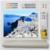 DonElton Dipingi con i Numeri per Adulti Città - Kit di Pittura 40x50 cm con Pennelli, Colori Acrilici e Tela di Lino, Senza Cornice - Regalo Creativo (Santorini)