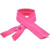 DOJA Barcelona | Cerniera Giubbotto Aperta | 10 Pz | 60cm | Numero 5 | Rosa Magenta | Chiusure Zip Giubbotto | Cerniera per Giubbotto da Cucire | Ricambi Cerniera Lampo Giacca, Pantalone, Borsa, Jeans