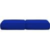 Biancaluna Coppia Copricuscino 1 Posto Genius Tinta Unita Elastico Vari Colori 1002 - blu -
