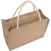 Eleeonora Borse Juta da Rivestire,Borsa di Iuta Riutilizzabile,Borsa della Spesa in Juta,Borsa della Spesa in Iuta,Impermeabile,Portatile,Pieghevole,per Picnic,Viaggi,Spiaggia E Tutti I Giorni