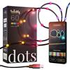 Twinkly Dots 3m, Striscia LED Multicolore, Striscia LED RGB Flessibile, Compatibile con Alexa e Google Home, Luci Gaming, 16M+ di Colori, Alimentazione USB, Controllo App, Filo Nero, 60 LED