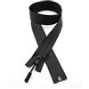 DOJA Barcelona | Cerniera Zip Impermeabile Aperta | 2 Pezzi | 85 cm | Nero | Separabile | Chiusura Lampo No. 7 | Per Mute, Giacche e Kway