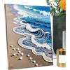 Generic Kit per pittura con perle 5D, tela con cornice in legno, 40 x 30 x 1,5 cm, set artistico 3D fai da te, con perle fantasia, per adulti, adolescenti, principianti, decorazione da parete per casa, regalo