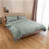 INTRECCI HOME Copripiumino Matrimoniale, Sacco Copripiumino in Raso di Puro cotone Satin 300 TC, 255x200 cm, Made in Italy, Morbidezza Suprema, Elegante e Confortevole