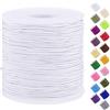 Uiopa Filo Nylon per Braccialetti 0,7mm x 120m Filo Braccialetti Fai da Te Cordone Perline per Collana, Bracciale, Creazione di Gioielli, Macramè, Artigianato