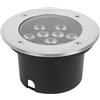 MOERGO Faretti Per Piscina - LED Fontana Ad Anello Luce, Illuminazione Subacquea Per Piscina 85-265V, Faretto Per Paesaggio Subacqueo Sommergibile Impermeabile IP67, Per Piscina Con Fontana ( Color : Warm Wh