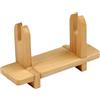 HOMSFOU Decorazione per la casa, pieghevole, giapponese, supporto a ventaglio, in legno, organizzatore a ventaglio orientale, per desktop da esposizione